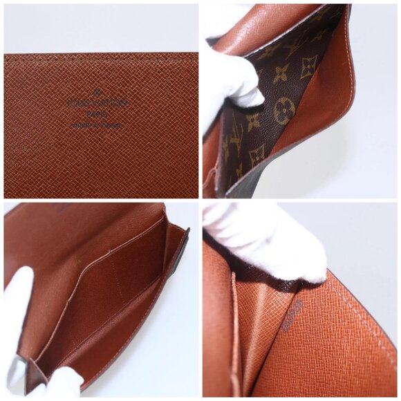 LOUIS VUITTON Monogram Porte Yen 3 Credit Long Wallet M61818 LV Auth BA8363 - Picture 15 of 16